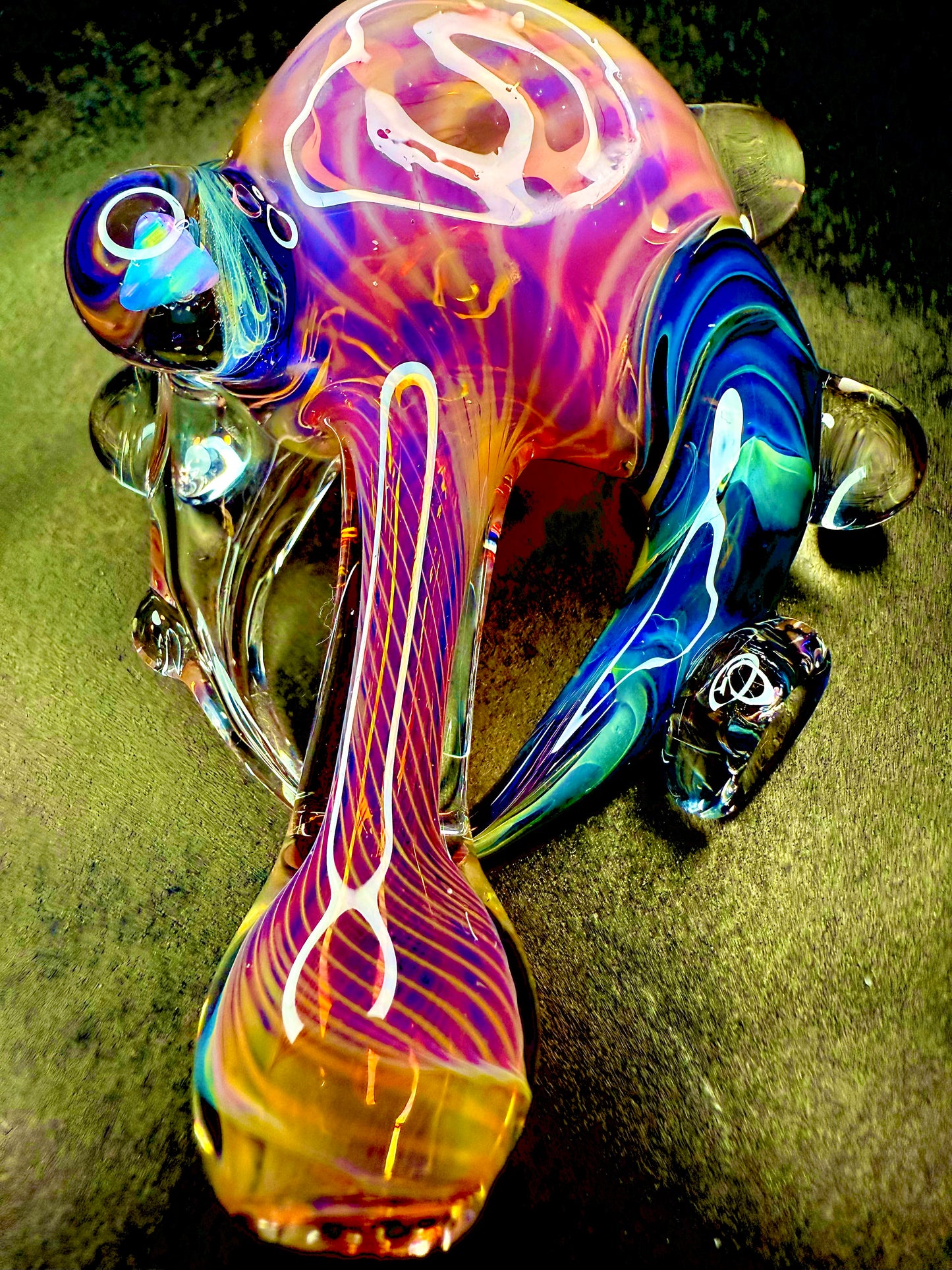 Horned Opal and 24k Gold Color Changer