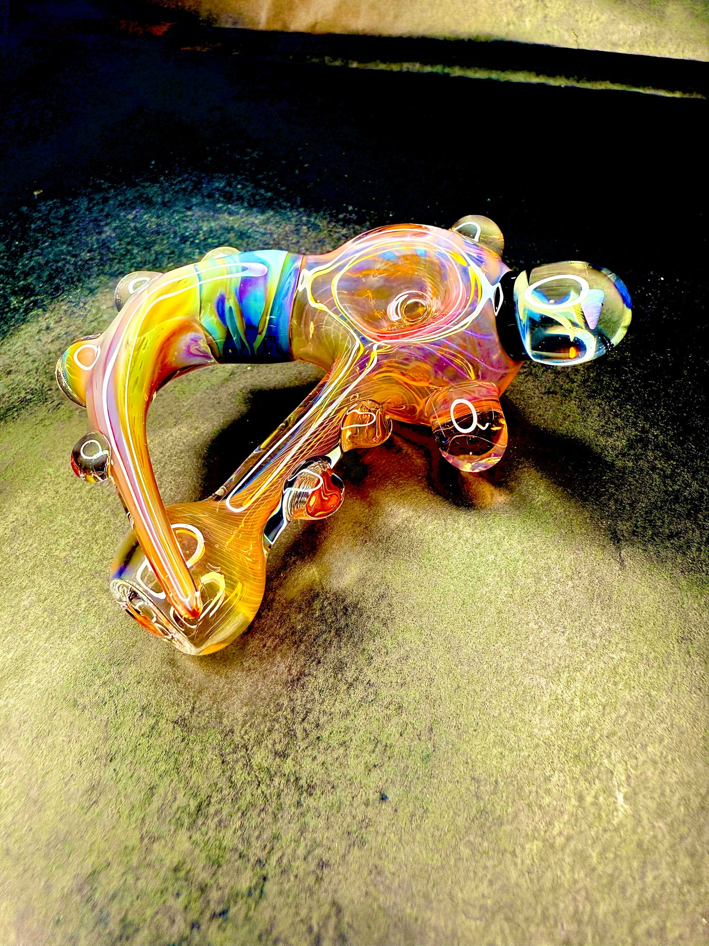 Horned Opal and 24k Gold Color Changer