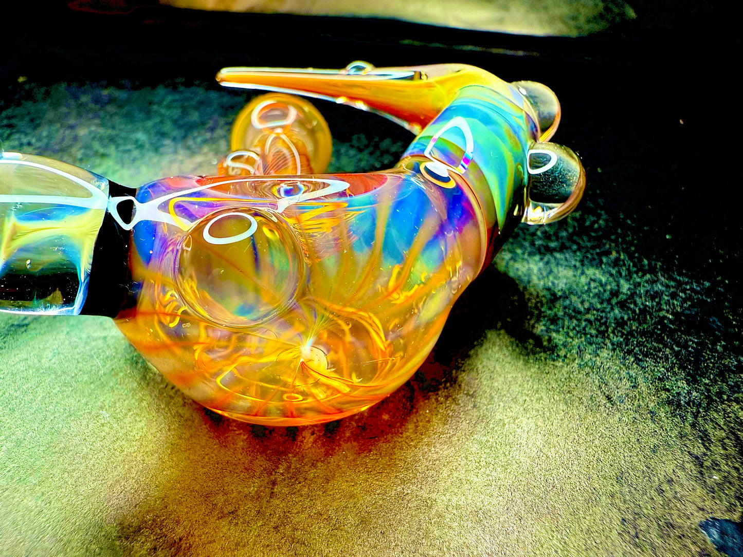 Horned Opal and 24k Gold Color Changer