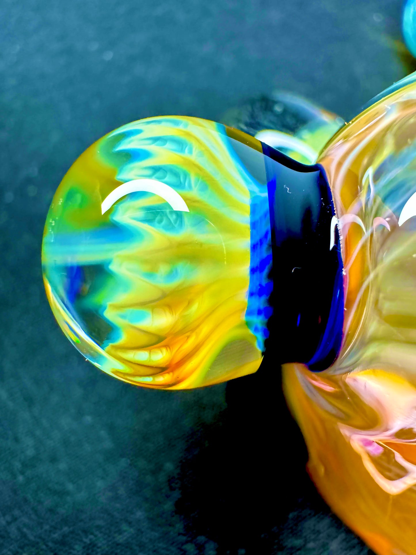 The Deep Sea Glow: Anemone Glass Art Piece ππ₯βοΈ