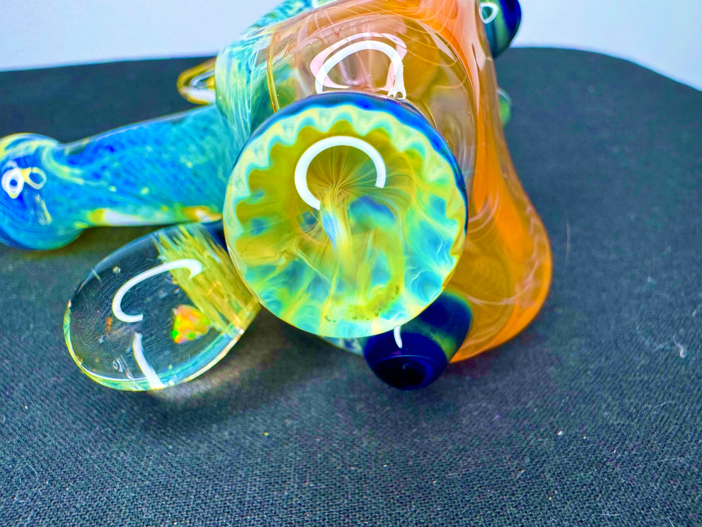 The Deep Sea Glow: Anemone Glass Art Piece 🌊🔥❄️