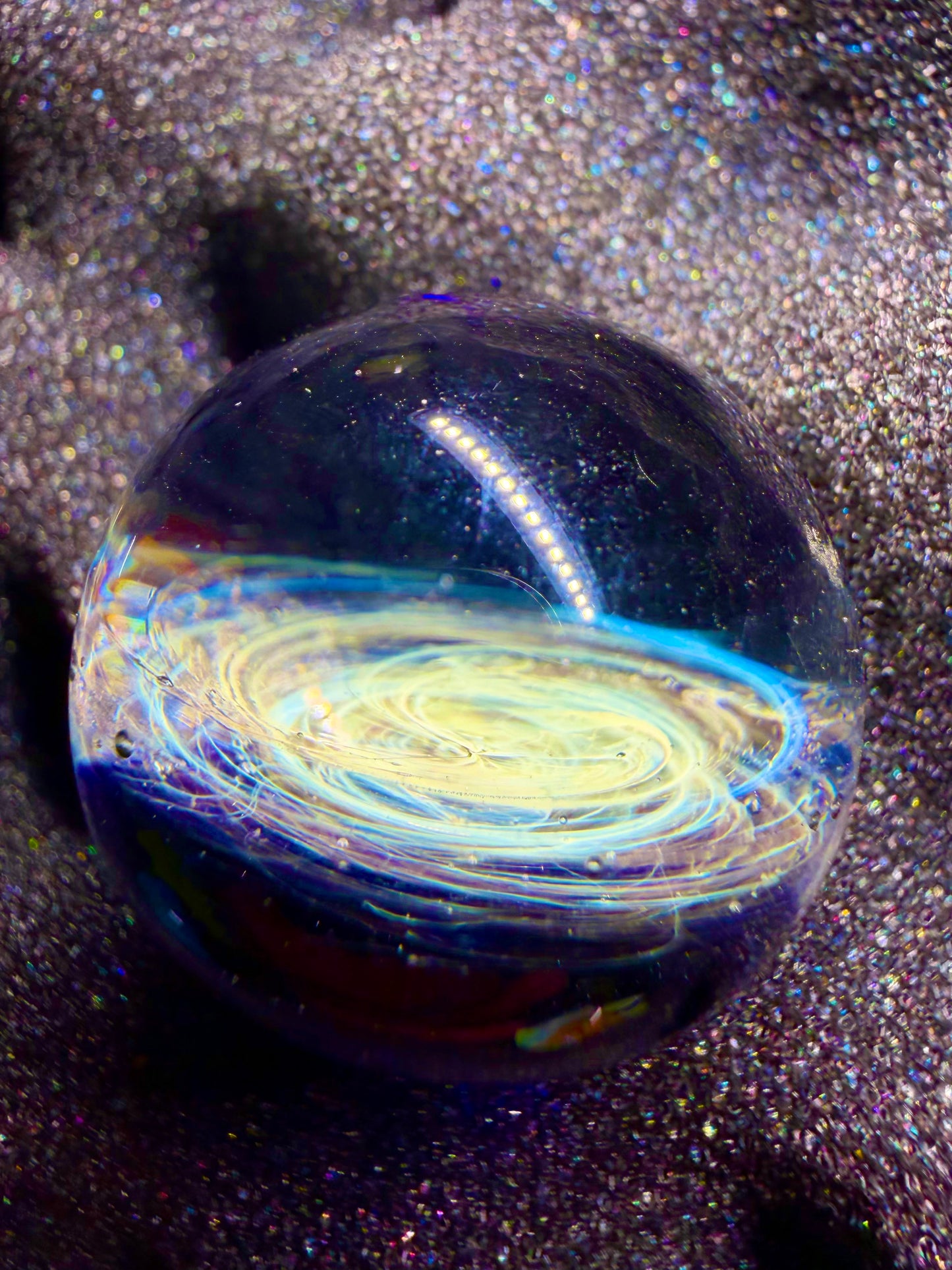 Galactic Chaos Marble – Cosmic Carb Cap and Collector’s Treasure